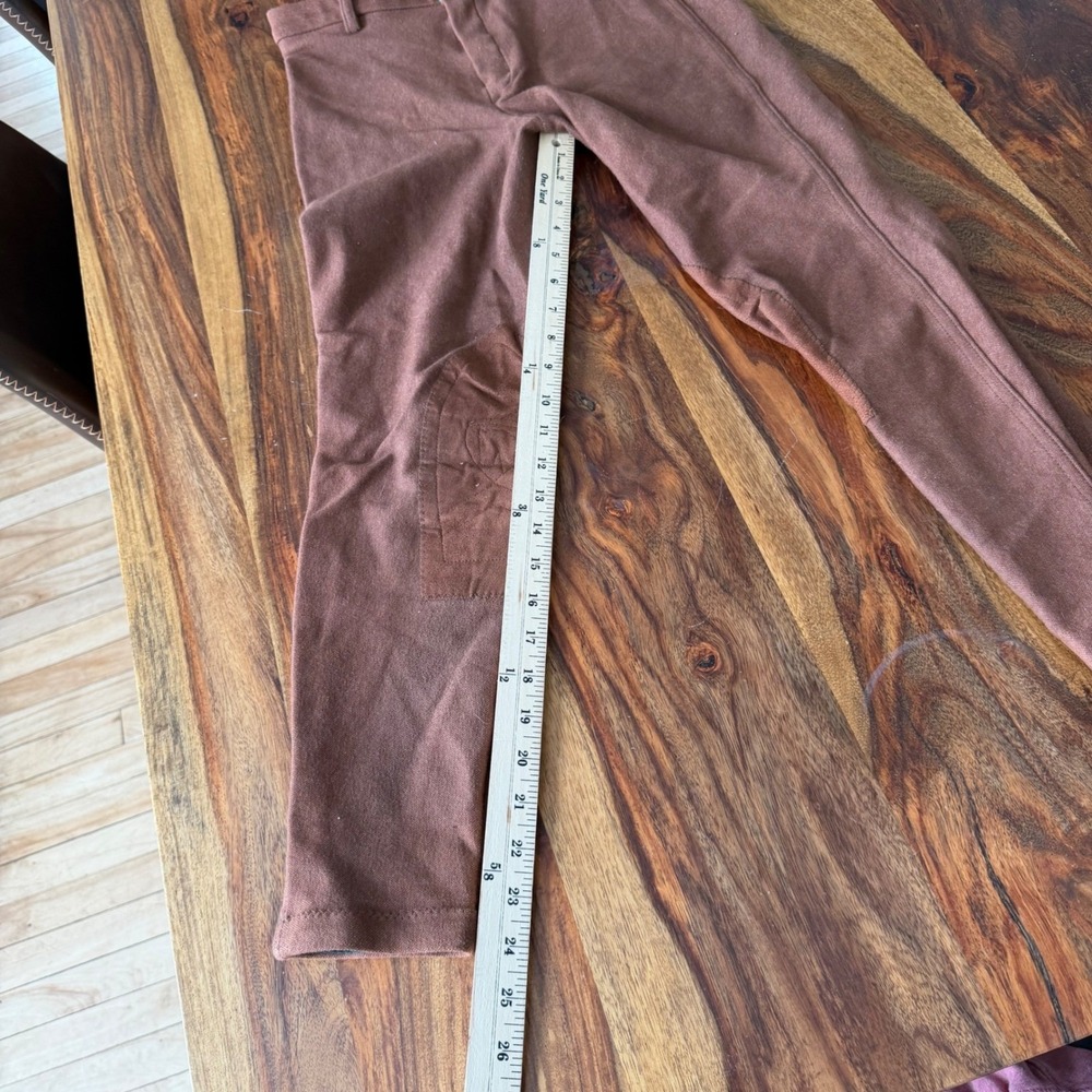 Private Edition Silver Women Equestrian Riding Breeches Brown Size 30 L 28 Waist - Picture 6 of 11
